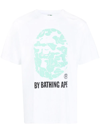 A BATHING APE LOGO印花棉T恤