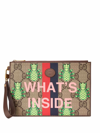 GUCCI GUCCI PINEAPPLE ZIPPED POUCH
