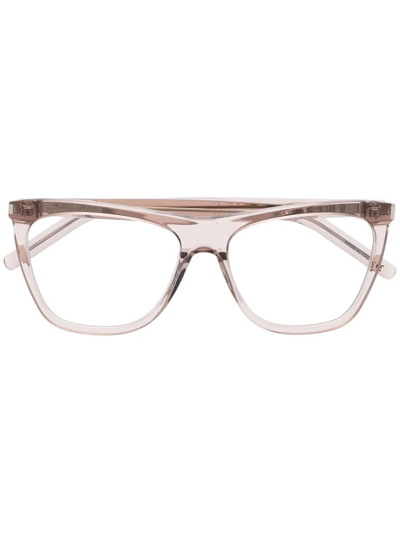 Saint Laurent Square-frame Sunglasses In Rosa