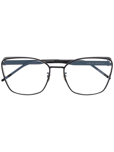 Saint Laurent Square-frame Glasses In Schwarz