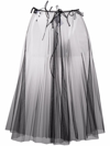 ACT N°1 PLEATED TULLE SKIRT