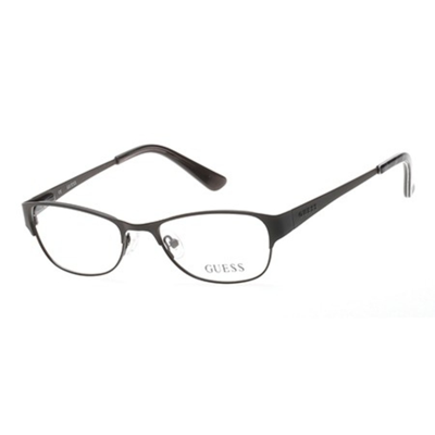 Guess Unisex Black Round Eyeglass Frames Gu913900249