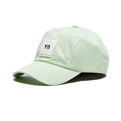 Y-3 Green Square Label Cap