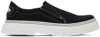 VIRON SSENSE EXCLUSIVE BLACK RECYCLED CANVAS 1984 SLIP-ON SNEAKERS