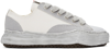 Miharayasuhiro Grey & White Peterson Low-top Sneakers In White