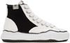 Miharayasuhiro Black & White Peterson High-top Sneakers In Blk/wht