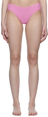 Skims Pink Fits Everybody Cheeky Briefs In Neon Orchid