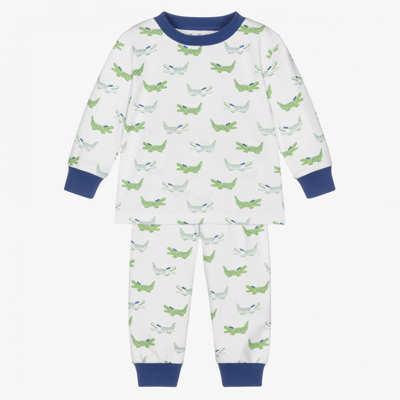 Kissy Kissy Babies' Boys White Alligator Pyjamas
