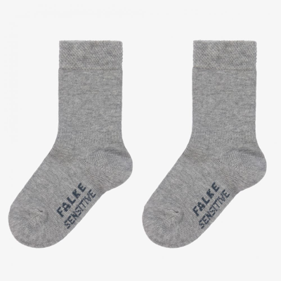 Falke Light Grey Cotton Baby Socks