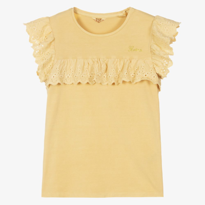 Guess Teen Girls Yellow T-shirt