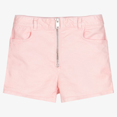 Givenchy Babies' Girls Pink Cotton Shorts