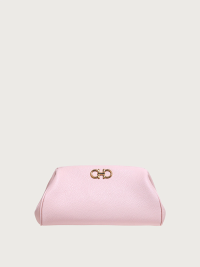 Ferragamo Gancini Minibag In Pink