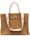 MARNI TOTE BAG WITH EMBROIDERY