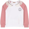 N°21 Sweatshirt With Collar In White
