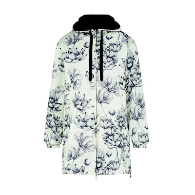 Moncler Guethary Parka In Open White