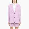Dsquared2 Notched-lapel Single-breasted Blazer In Purple