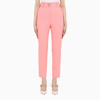 Dolce & Gabbana High-waisted Tailored Trousers In Pink