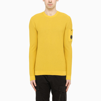 C.p. Company Cp Company Men's Yellow Cotton Jumper In Red