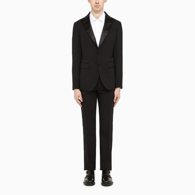 Dsquared2 Black Elegant Tailored Suit