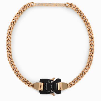 1017 A L Y X 9sm Gold-tone Buckle Detail Chain Necklace In Metal