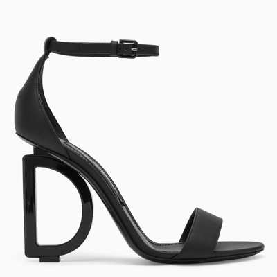 Dolce & Gabbana Black Dg High Sandals