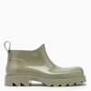 Bottega Veneta Sage Rubber Slip-on Ankle Boots In Beige
