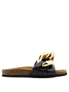 Jw Anderson J.w. Anderson Leather Sandals In Black