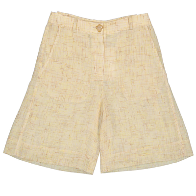 Rejina Pyo Ladies Beige Riley Tweed Shorts