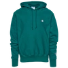 Champion Reverse Weave Hoodie Sweatshirt In Green/green
