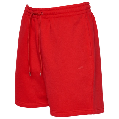 Lckr Mens  Fleece Shorts In Red/red