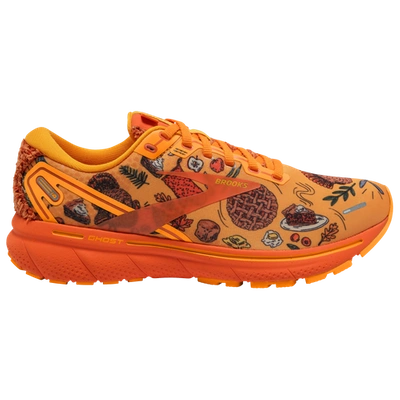 Brooks Mens  Ghost 14 In Citrus/gold Flame/orangeade