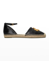TORY BURCH ELEANOR D'ORSAY ANKLE-STRAP ESPADRILLES