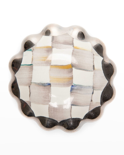 Mackenzie-childs Sterling Check Round Knob