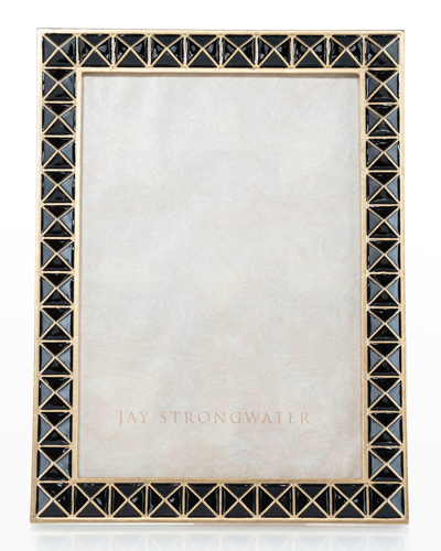 Jay Strongwater Pyramid 5" X 7" Photo Frame