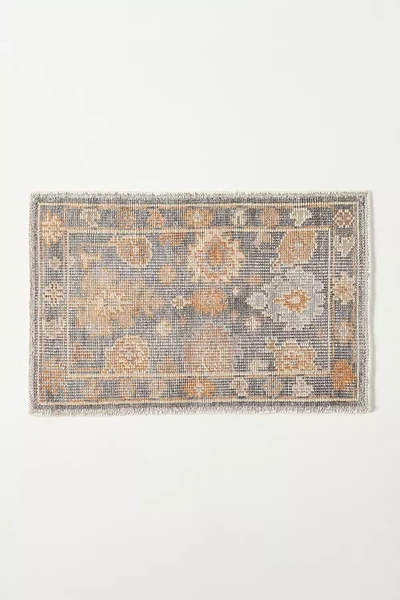 Anthropologie Hand-knotted Tierney Rug By  In Grey Size 3 X 5
