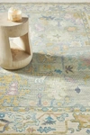 Anthropologie Hand-knotted Larson Rug By  In Silver Size 2 X 3