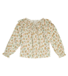 The New Society Indiana Olivia Floral Cotton Muslin Blouse In Indiana Print