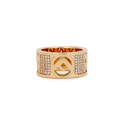 Fendi Gold-tone Ring In Or
