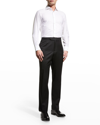 ZEGNA MEN'S FORMAL WOOL TROUSERS