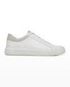 Vince Men's Leather & Suede Low-top Sneakers In White