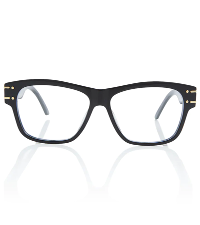 Dior Signature S1i Glasses In Shiny Black