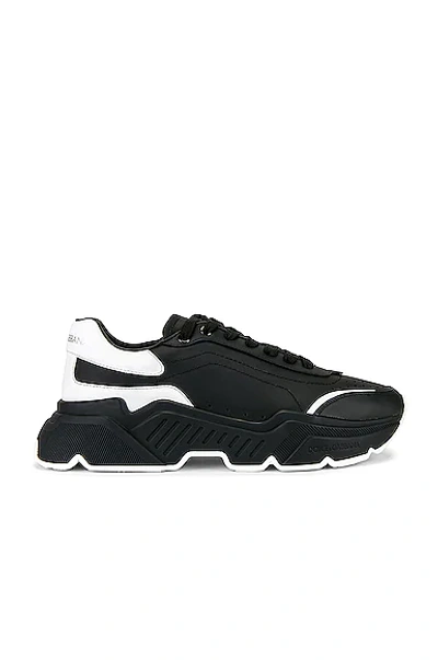 Dolce & Gabbana Dolce And Gabbana Black And White Daymaster Sneakers In Black White