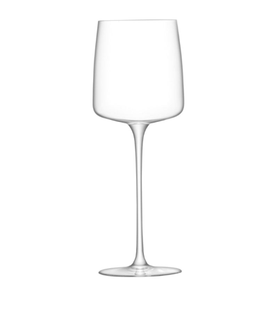 Lsa International Set Of 4 Metropolitan White Wine Glasses (350ml) In Clear