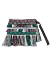 Sacai Ladies Multicolor Rug Jacquard Shorts In Green