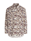 Isabel Marant Floral-print Cotton Shirt Jacket In Multicolor