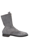 Guidi 'mid-calf Round Toe Boots Stitching' In Grey