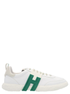 Hogan Leather 3r Low-top Sneakers With Rubber Sole In White