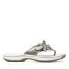 Clarks Brinkley Flora In Metallic Synthetic In Grey