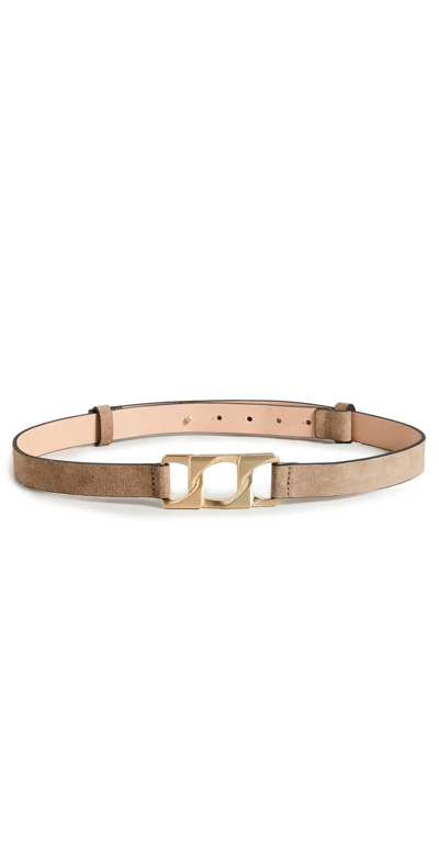 Rag & Bone Olympus Suede Belt In Cigars