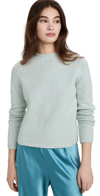 VINCE PEBBLED COTTON CREW SWEATER